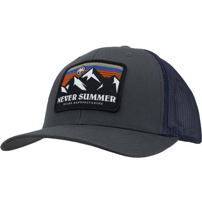 Never Summer Retro Sunset Snapback Adjustable Trucker Hat