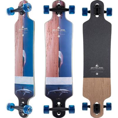 Sector 9 Meridian Rips Complete Longboard Skateboard, 40