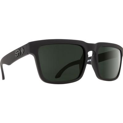 Spy Helm Sunglasses, Soft Matte Black/Happy Grey Green