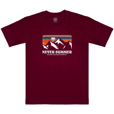 Never Summer Retro Sunset Short Sleeve T-Shirt