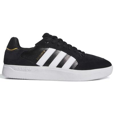 Adidas Tyshawn Low Remastered Skate Shoes, Black/White/Gold