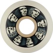 Bones X-Formula X-Ninety-Nine Head Rush Skateboard Wheel 4-Pack, 54mm/99A