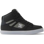 DC Shoes Pure High Top Skate Shoes, Black/White/Armor