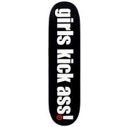 Foundation Girls Kick Ass Skateboard Deck, 8.25