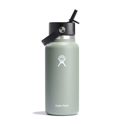 Hydro Flask 32 oz. Wide Mouth Water Bottle w/Flex Straw Cap, Agave