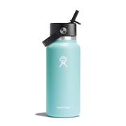 Hydro Flask 32 oz. Wide Mouth Water Bottle w/Flex Straw Cap, Agave