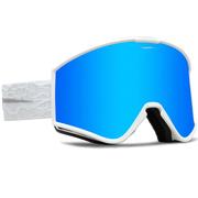 Electric Kleveland Snow Goggles, Matte White Neuron/Blue Chrome