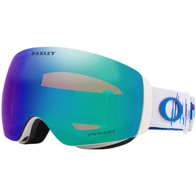 Oakley Flight Deck M Mikaela Shiffrin Signature Series Snow Goggles, Prizm Snow Argon Iridium Lenses/White Strap