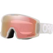Oakley Line Miner M Snow Goggles, Prizm Rose Gold Iridium Lenses/Matte Cool Grey Strap