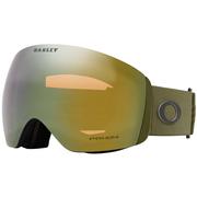 Oakley Flight Deck L Snow Goggles, Prizm Sage Gold Iridium Lenses/Matte New Dark Brush Strap