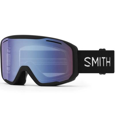 Smith Blazer Snow Goggles, Black + Blue Sensor Mirror