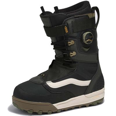 Vans Infuse Black/Olive Snowboard Boots, 2023