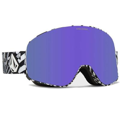 Volcom Odyssey Snow Goggles, Op Art/Purple Chrome + BL