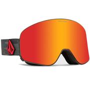 Volcom Odyssey Snow Goggles, Cloudwash Camo/Red Chrome + Bl