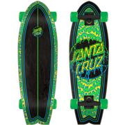 Santa Cruz Toxic Dot Shark Complete Cruiser Skateboard, 8.8