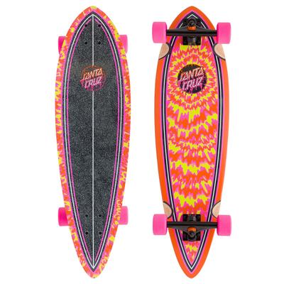 Santa Cruz Toxic Dot Complete Pintail Longboard, 