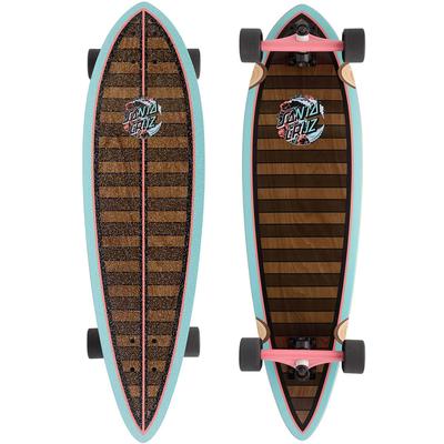 Santa Cruz Wave Dot Splice Complete Pintail Longboard, 