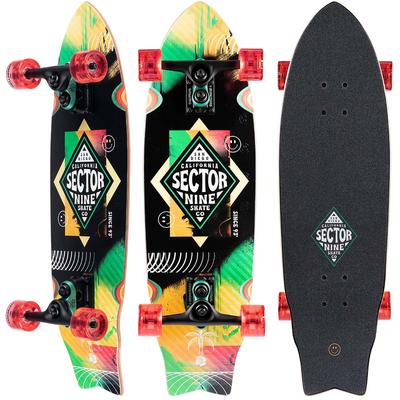 Sector 9 Wavepark Party Complete Cruiser Skateboard, 30.25