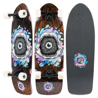 Sector 9 Fat Wave Fossil Complete Cruiser Skateboard, 30