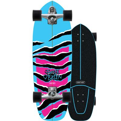 Carver J.O.B. Blue Tiger Surfskate Complete Cruiser Skateboard, 31