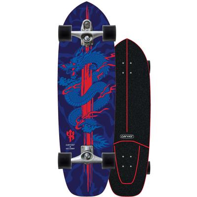 Carver Kai Lenny Dragon C7 Surfskate Complete Cruiser Skateboard, 34