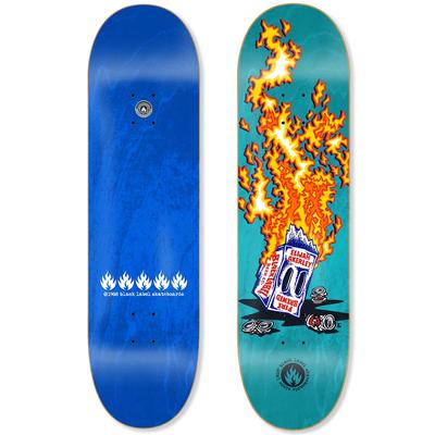 Black Label Elijah Akerley Fire Brewed Skateboard Deck, 8.5