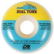 Dial Tone Wheel Co. Maalouf Blue Cat Standard Skateboad Wheels 4-Pack, 53mm/99a