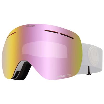 Dragon X1S Snow Goggles, Whiteout/Lumalens Pink Ion