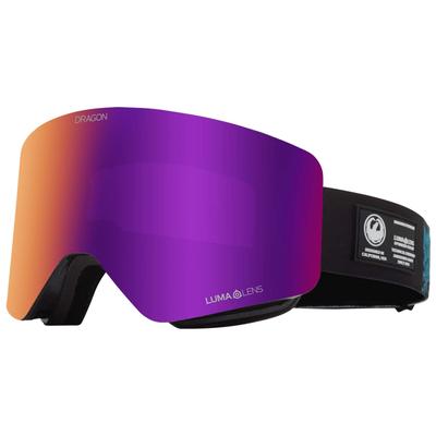 Dragon R1 OTG Snow Goggles, Black Pearl/Lumalens Purple Ion