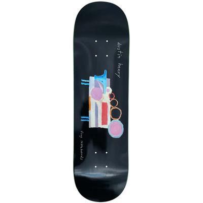 Frog Painted Cow Dustin Henry Skateboard Deck, 8.5