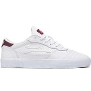 Lakai Cambridge Skate Shoes, White/Burgundy