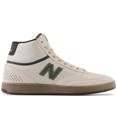 New Balance NB Numeric 440 High Skate Shoes, Sea Salt/Forest Green