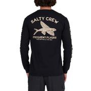 Salty Crew Frequent Flyer Premium Long Sleeve T-Shirt BLK