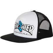 Santa Cruz x Thrasher Screaming Logo Snapback Adjustable Trucker Hat