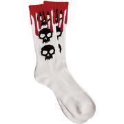 Zero 3 Skull Blood Crew Socks