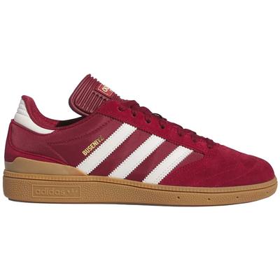 Adidas Busenitz Skate Shoes, Burgundy/Chalk White/Gold Metallic