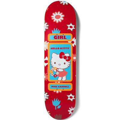 Girl Carroll Hello Kitty and Friends Skateboard Deck, 8.0