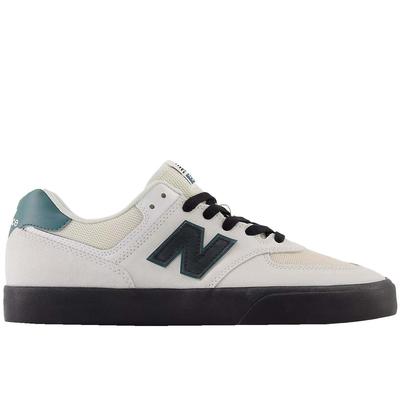 New Balance NB Numeric 574 Vulc Skate Shoes, Sea Salt/Black