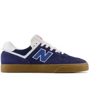 New Balance NB Numeric 574 Vulc Skate Shoes, NB Navy/White