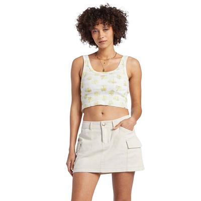 Billabong Check The Palms Knit Crop Tank Top