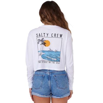 Salty Crew The Good Life Long Sleeve Crop Top