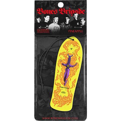 Powell Peralta Bones Brigade Tommy Guerrero Yellow Air Freshener, Pineapple Scent