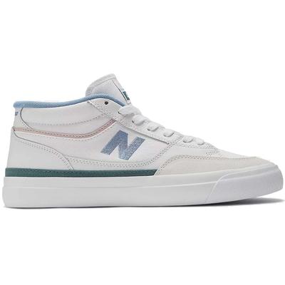 New Balance NB Numeric Franky Villani 417 Skate Shoes, White/Blue Laguna