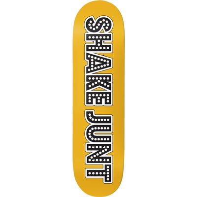 Shake Junt Stretch Yellow Skateboard Deck, 8.5