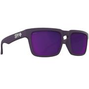 Spy Helm Sunglasses, Matte Plum/Happy Gray Green Dark Purple Spectra Mirror
