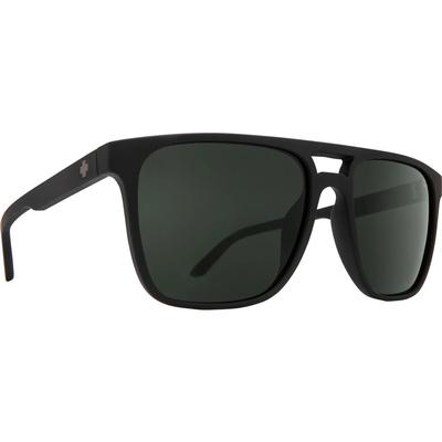 Spy Czar Sunglasses, Soft matte Black/Happy Gray Green