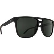 Spy Czar Sunglasses, Soft matte Black/Happy Gray Green