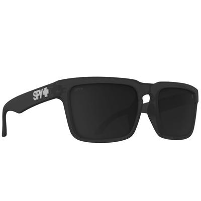 Spy Helm Sunglasses, Matte Translucent Black/Happy Gray Green Black Mirror