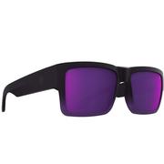 Spy Cyrus Sunglasses, Soft Matte Purple Fade/Happy Gray Green Dark Purple Spectra Mirror