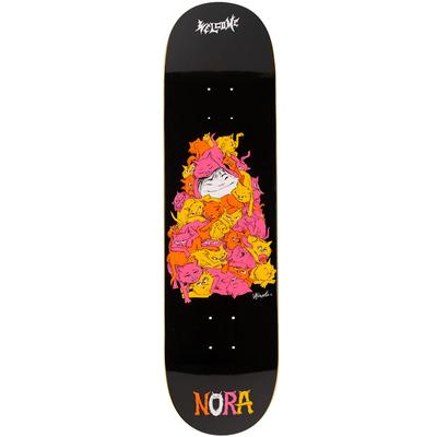 Welcome Purr Pile On Popsicle Skateboard Deck, 8.25